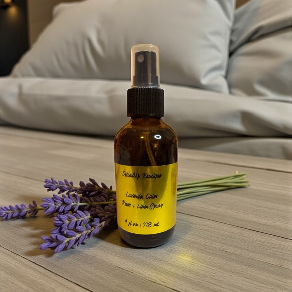 4oz Lavender Calm Room & Linen Spray | Handmade Aromatherapy Mist
